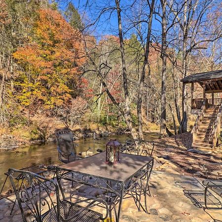 Creekside Retreat With Deck, 18 Miles To Wolf Ridge Villa Weaverville Exteriör bild