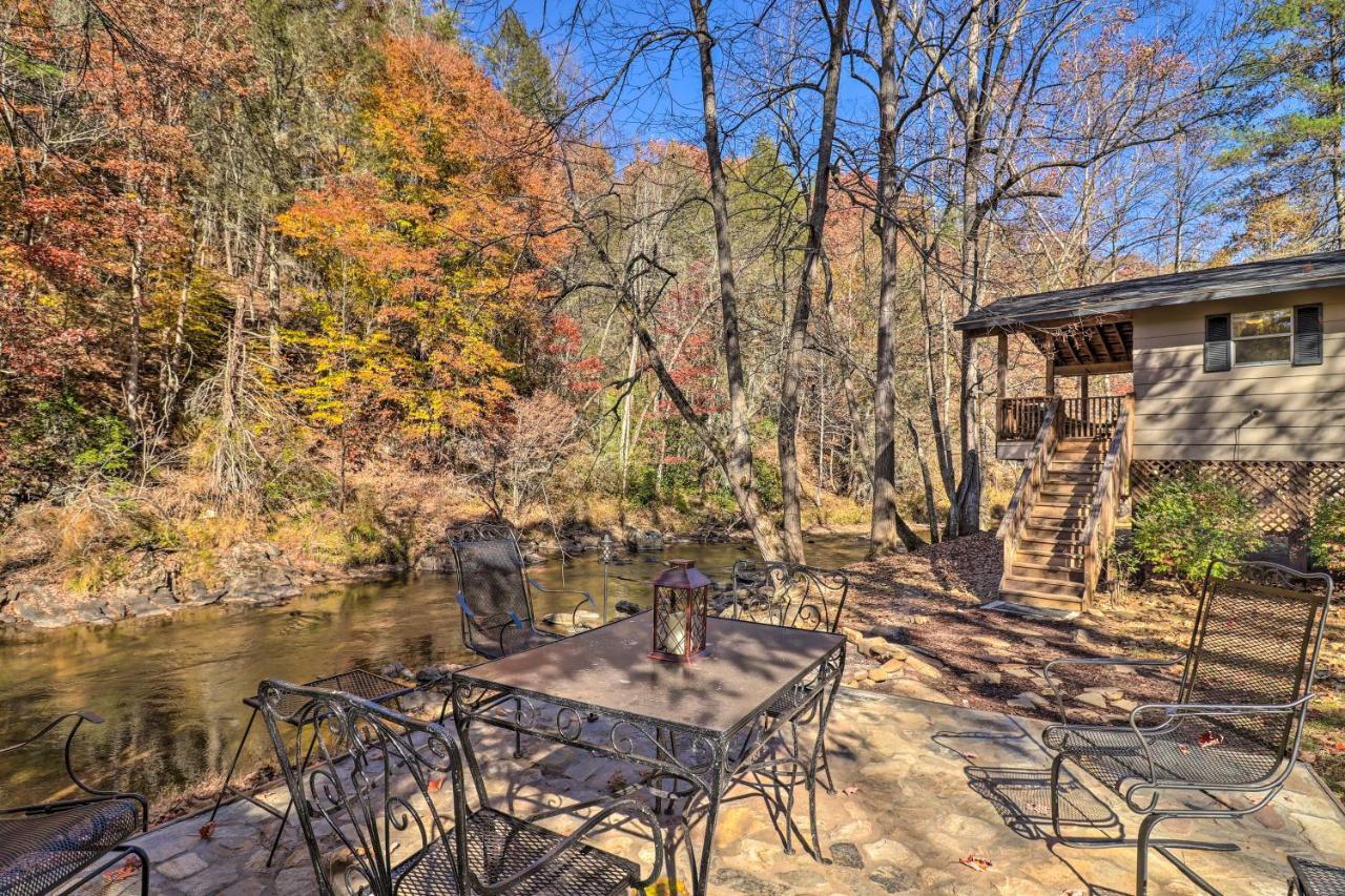 Creekside Retreat With Deck, 18 Miles To Wolf Ridge Villa Weaverville Exteriör bild