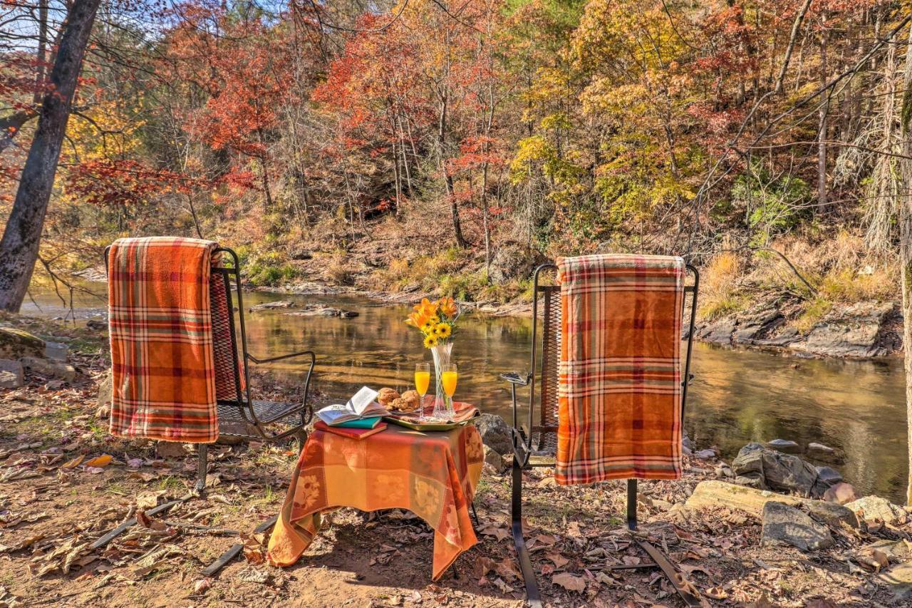 Creekside Retreat With Deck, 18 Miles To Wolf Ridge Villa Weaverville Exteriör bild