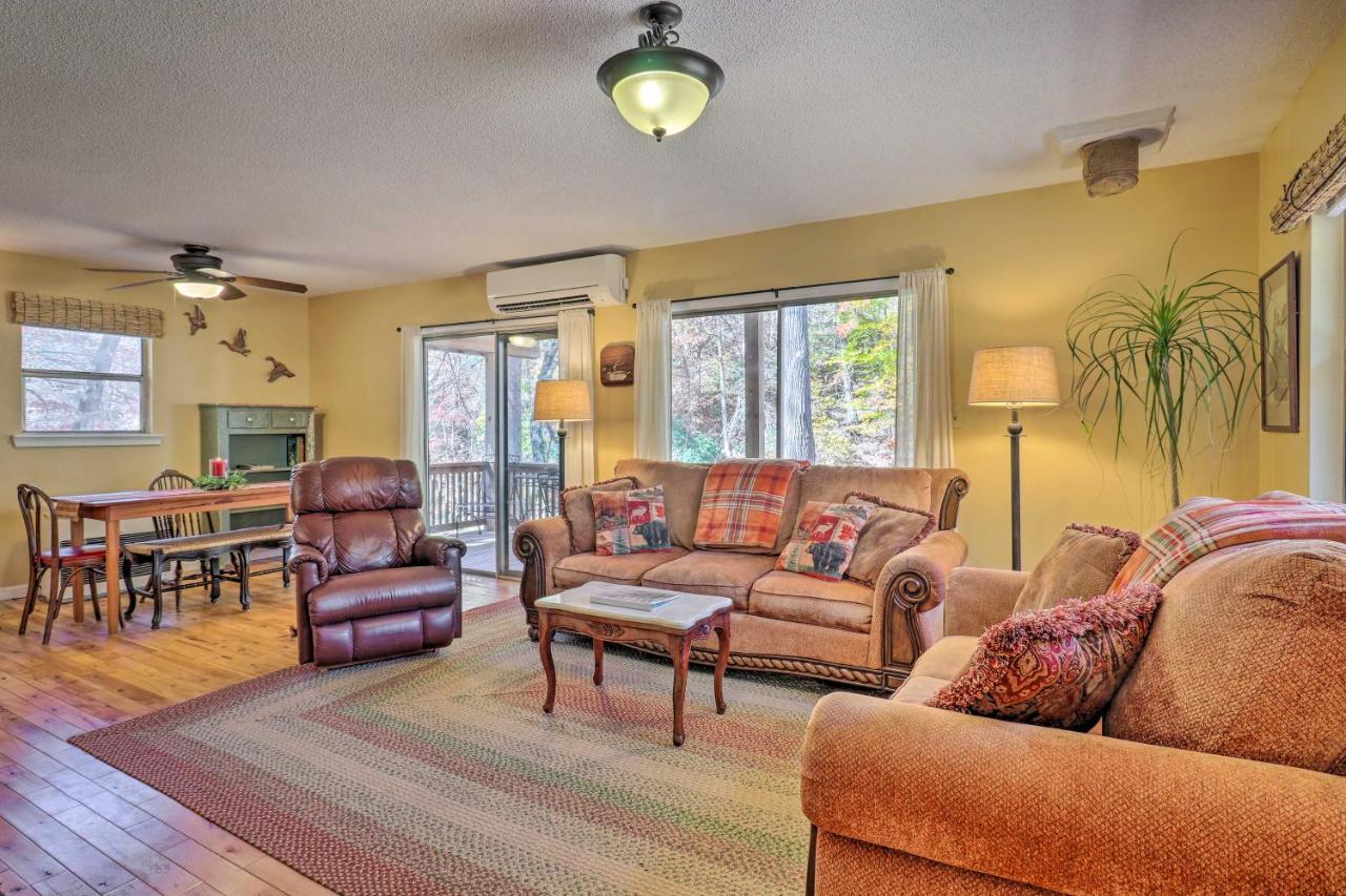 Creekside Retreat With Deck, 18 Miles To Wolf Ridge Villa Weaverville Exteriör bild