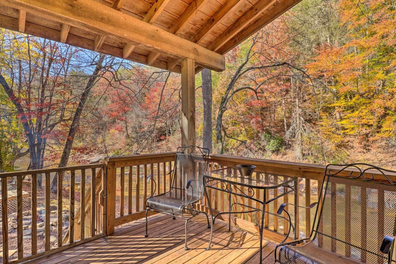 Creekside Retreat With Deck, 18 Miles To Wolf Ridge Villa Weaverville Exteriör bild