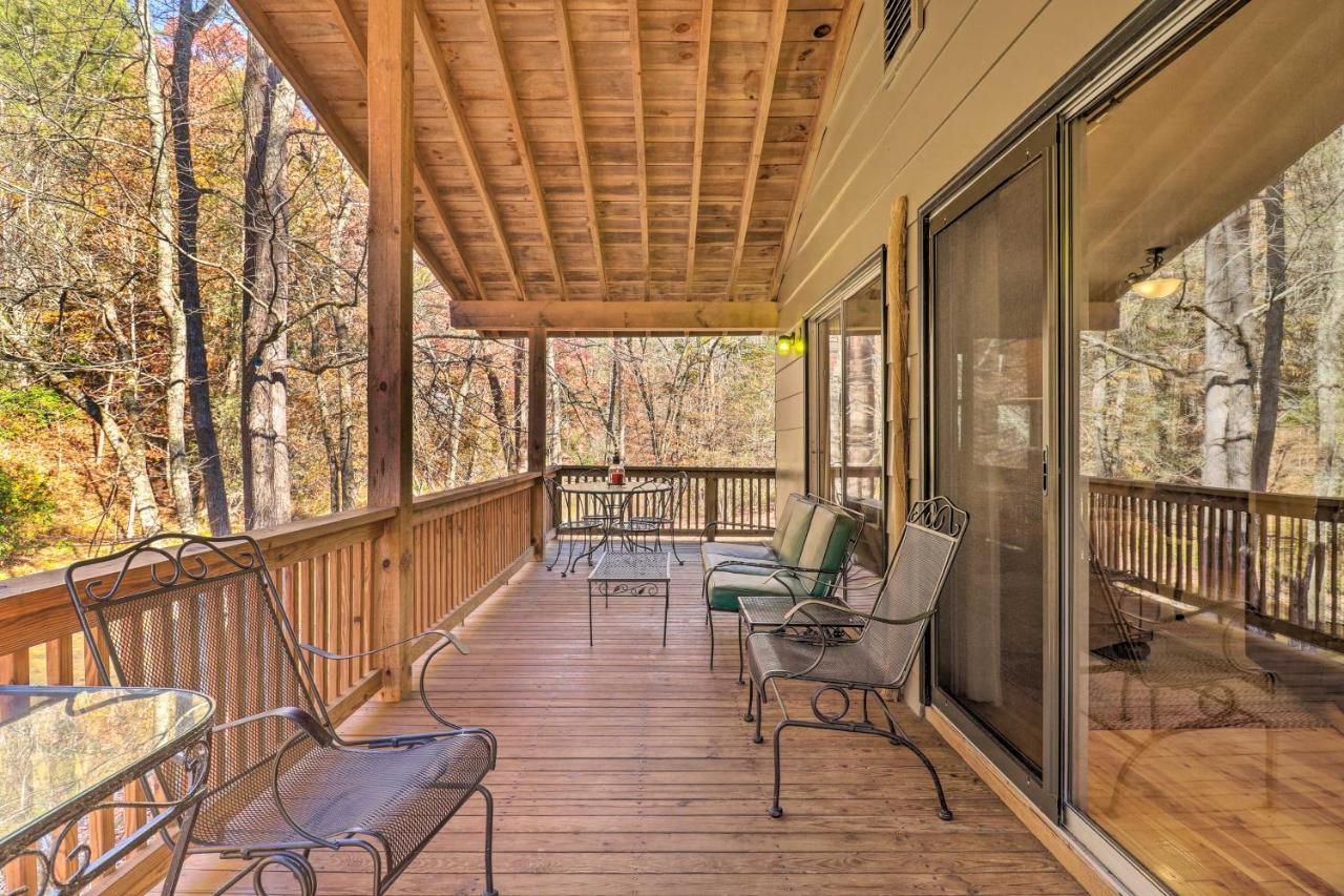 Creekside Retreat With Deck, 18 Miles To Wolf Ridge Villa Weaverville Exteriör bild
