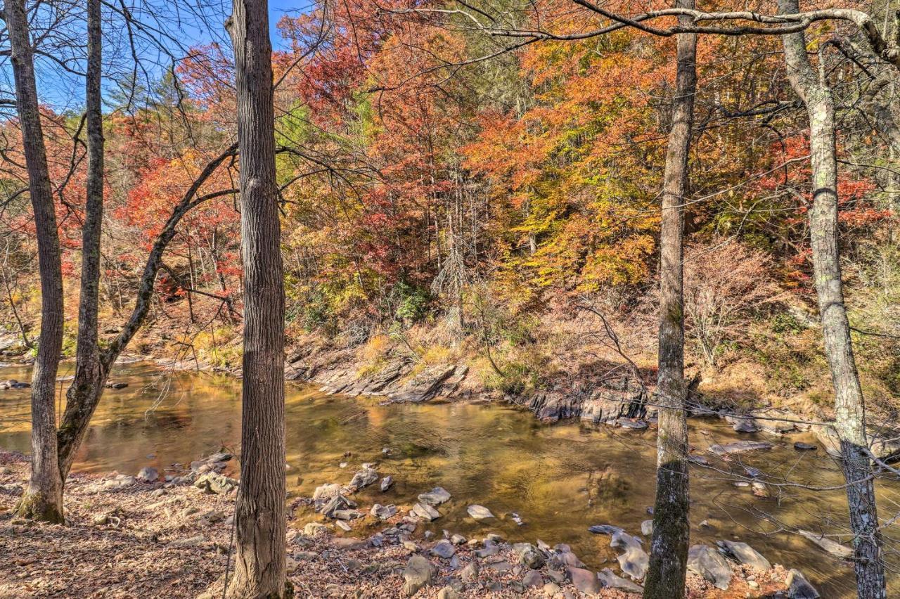 Creekside Retreat With Deck, 18 Miles To Wolf Ridge Villa Weaverville Exteriör bild